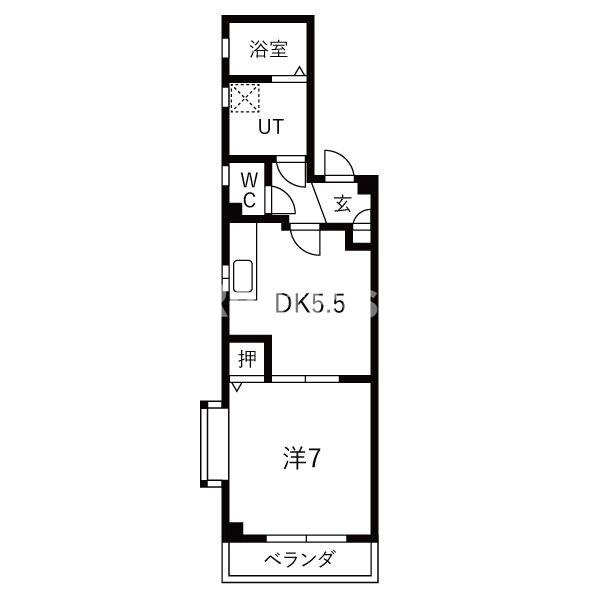 ユーハウス稲沢の間取り