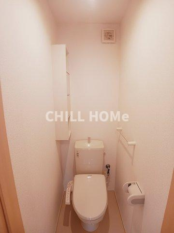 アムールＢのトイレ|当社、チルホームのHPもご覧ください(^^)/物件情報多数♪