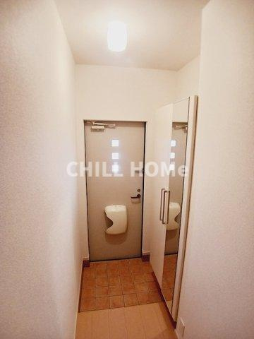 アムールＢの玄関|当社、チルホームのHPもご覧ください(^^)/物件情報多数♪