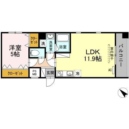 フローラ東戸塚の間取り