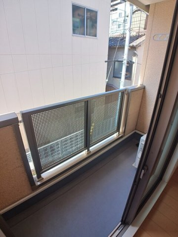 グランツ築地のバルコニー