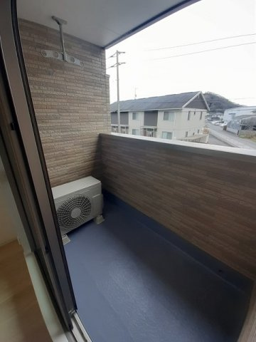 エスポワールＡのバルコニー