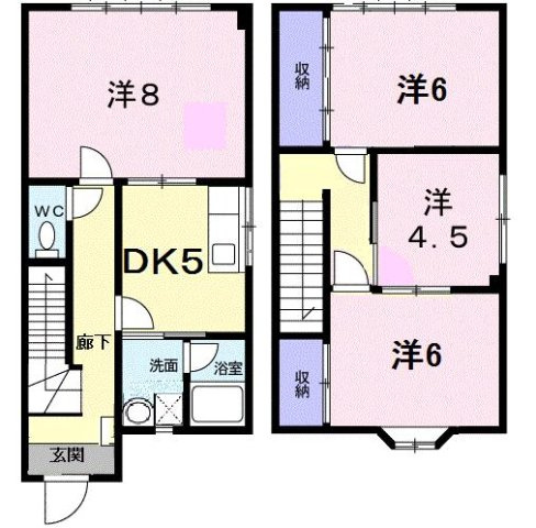 山田戸建住宅Ｃの間取り