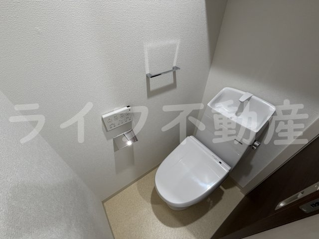 yumaison westのトイレ
