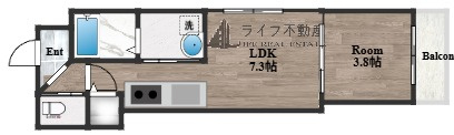 yumaison westの間取り