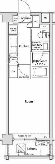 【間取り】 | ＦＯＲＴＩＳ大森 | 間取り図
