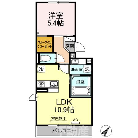 エスポワール松橋の間取り