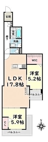 【間取り】 | サンウッド要【名古屋市賃貸・オートロック付】