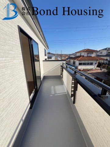耐震等級3取得物件　玉津町出合2期全8棟　4号棟のバルコニー