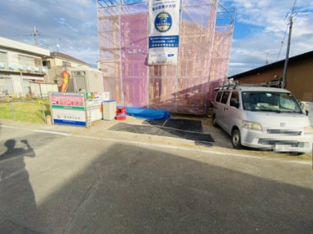 新築　前橋市天川大島町第５　Livele Garden.S　１号棟の駐車場|　駐車スペースは並列3台分可能です！


