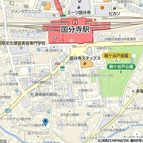 ＣＩＴＹ　ＳＰＩＲＥ　国分寺の地図