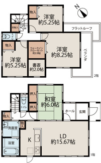 【間取り】 | 島本町東大寺2丁目　中古戸建