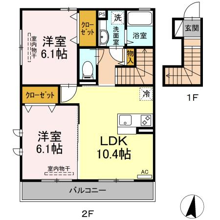 【間取り】 | ソレイユコート久が原