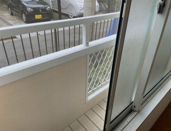 ベルハイムⅡのバルコニー