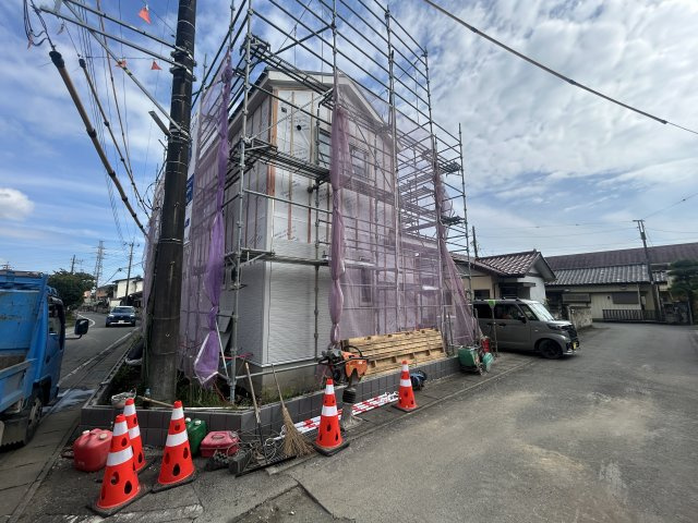 新築　高崎市八幡町第７　Livele Garden.S　１号棟の駐車場|現地写真　駐車スペースは2台分可能です！

