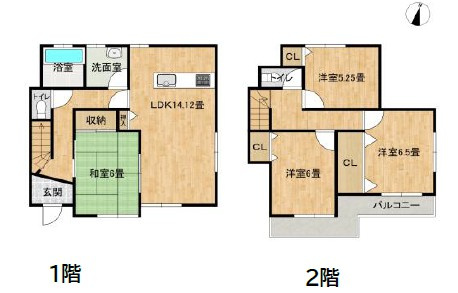 蓮田市黒浜　中古戸建の間取り|【全1棟】 蓮田市黒浜　中古戸建・4LDK・土地面積152.18m2・建物面積95.84m2