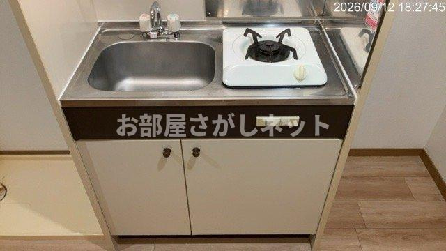 メインステージ早稲田【おとり物件なし】#学生・社会人にオススメ！初期費用分割払いOK！のキッチン|1口ガスコンロ
