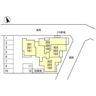【区画図】 | レインボーグローヴ　Ⅱ