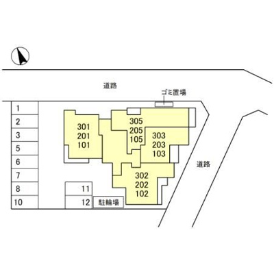 【区画図】 | レインボーグローヴ　Ⅱ