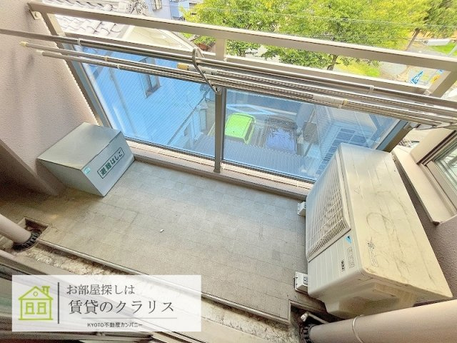 ティーグルブラン桂のバルコニー