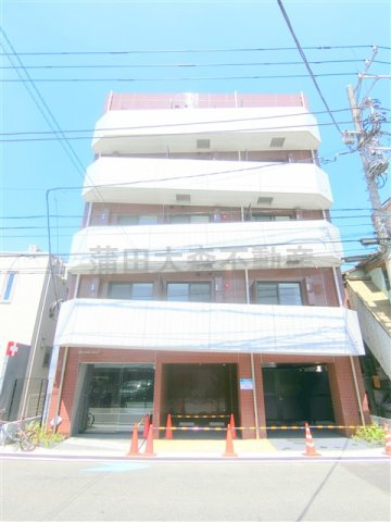 アルテシモ　ヴェレの外観|2020年7月築　RC鉄筋コンクリート造地上5階建て総戸数22戸　ペット可インターネット無料の分譲賃貸マンション　東京都大田区大森東2丁目　京浜急行本線大森町駅徒歩6分