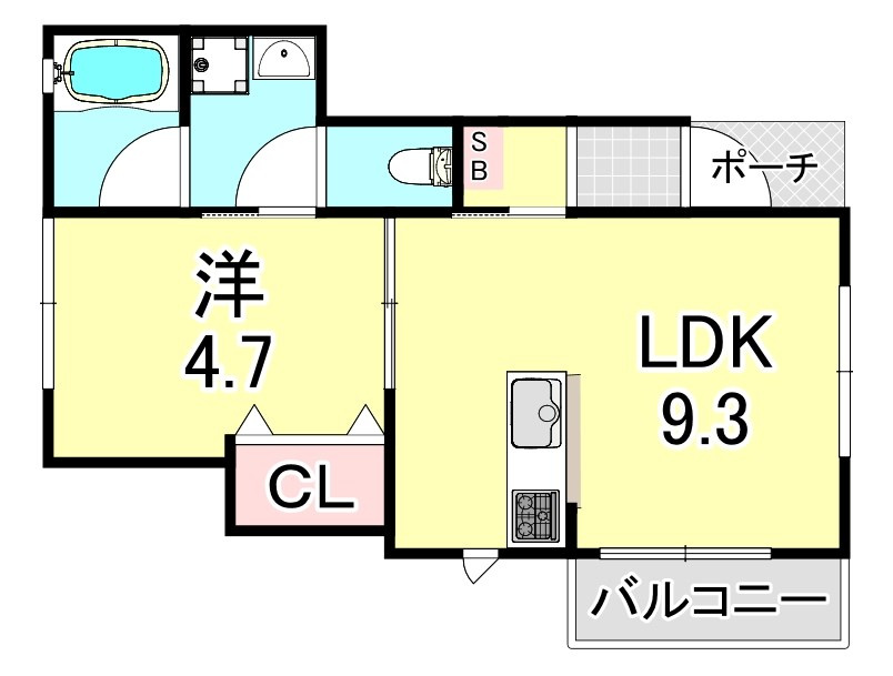 セイントエスペランサ月見山の間取り