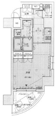 アスヴェル江戸堀の間取り