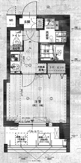 W-STYLE大阪谷町の間取り