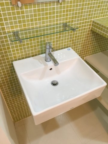 クレグラン京町堀の洗面所