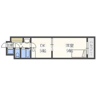 グリーンプラザ瓦町の間取り