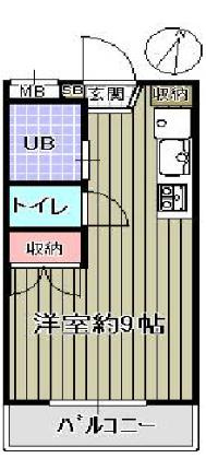リリーフ大濠西の間取り