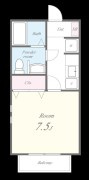 コーポおかやまの間取り