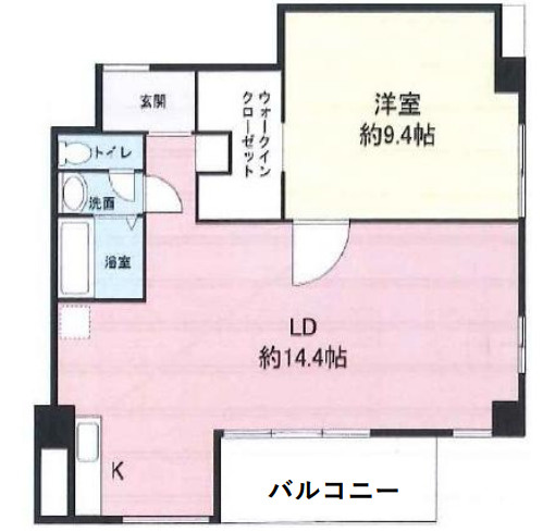 岡本野寄ハイツの間取り