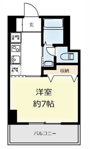オアーゼ梅田東の間取り