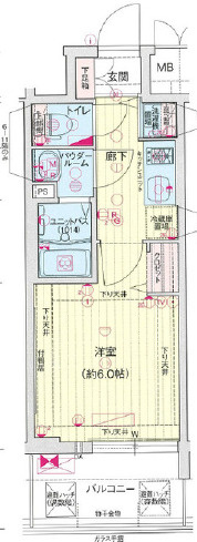 プレサンス梅田東アルファの間取り
