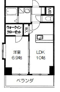 ベルパークⅡの間取り