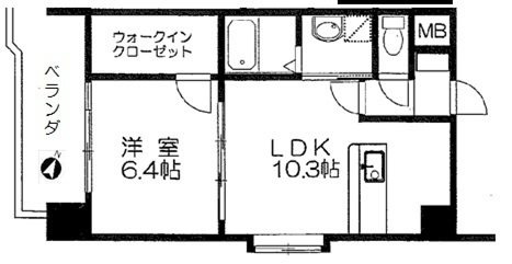 ベルパークⅡの間取り
