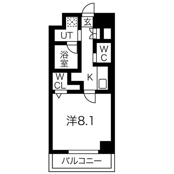 Blanc　Purの間取り