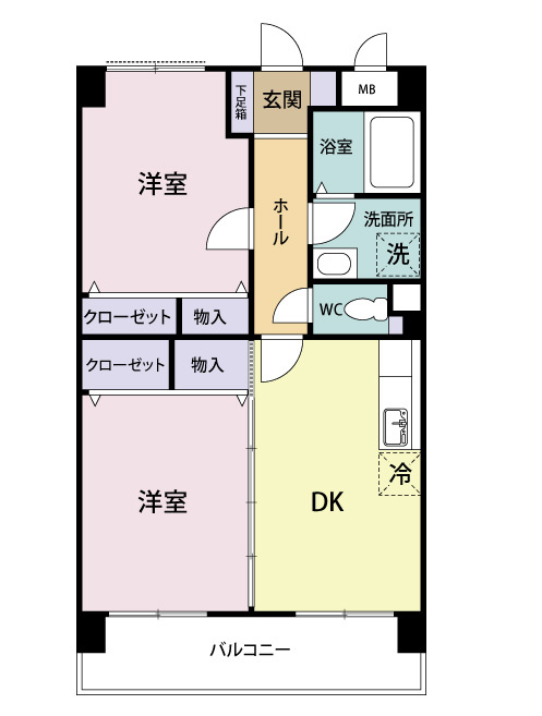 アポロ空港HILLの間取り