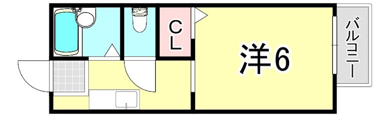 ハイツクレセントの間取り