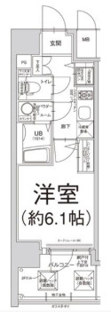 エスリード松屋町SOUTHの間取り