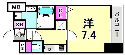 LEGESTA兵庫リバージュの間取り