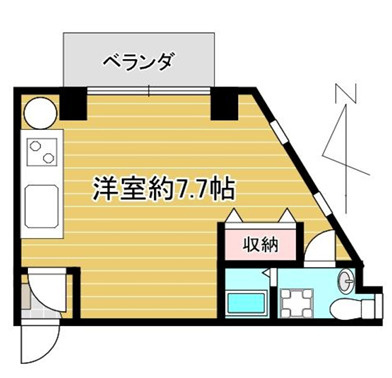 Angelot浜崎通の間取り