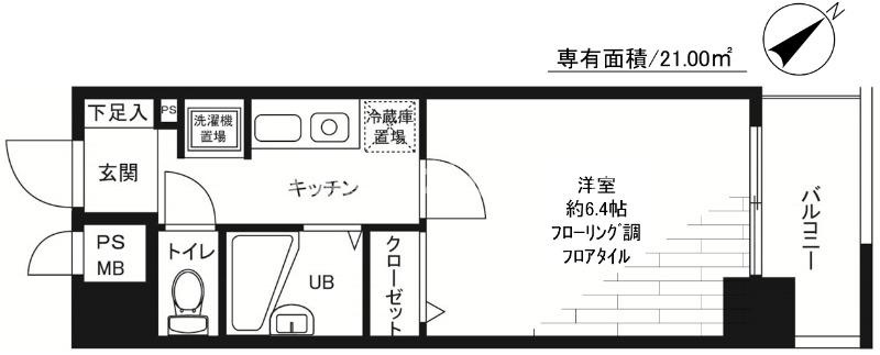 メインステージ巣鴨【おとり物件なし】#学生・社会人にオススメ！初期費用分割払いOK！の間取り