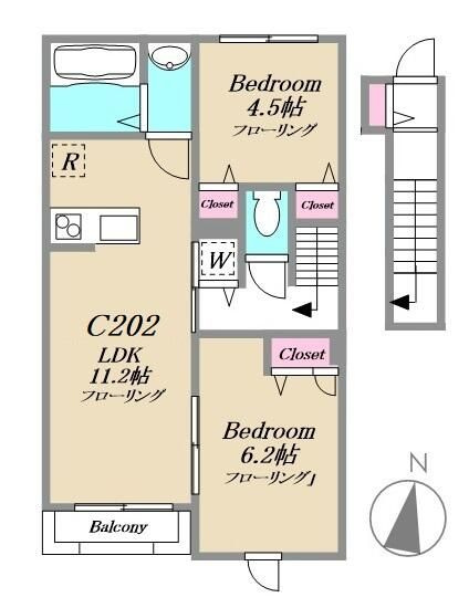 ｉｈａｎａ　ｇａｒｄｅｎの間取り