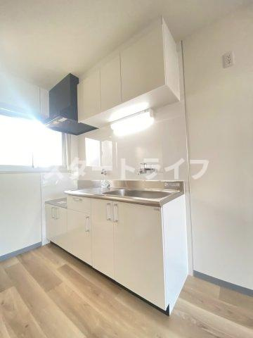 大阪市東淀川区豊新３丁目の賃貸マンションのキッチン