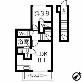 ディアコート東所沢の間取り