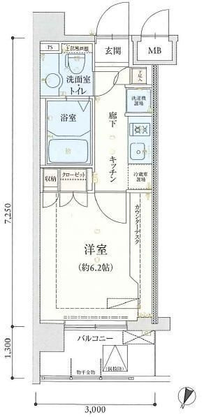 リヴシティ横濱弘明寺の間取り