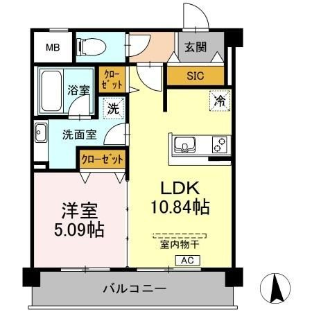 アンタレス府中の間取り