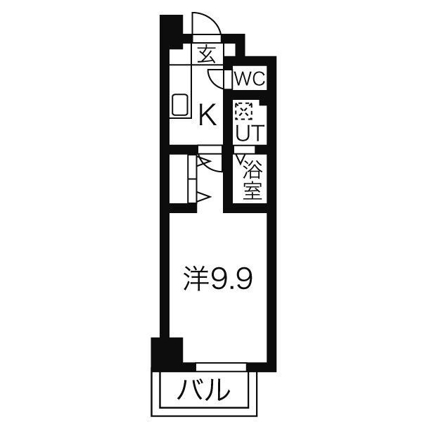 リシュドール鶴舞公園の間取り
